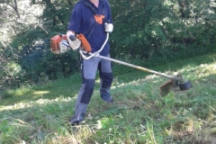 Christian mit der „Zimmer-FLAK“ aktiv